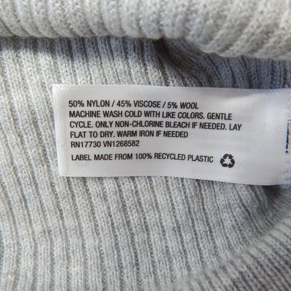 Prologue Womens Gray High Neck Long Sleeve Top Size S - Picture 6 of 10